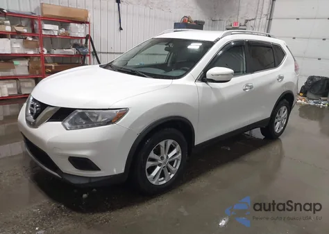 2014 Nissan Rogue Sv из США, поврежденный, VIN 5N1AT2MV2EC770909